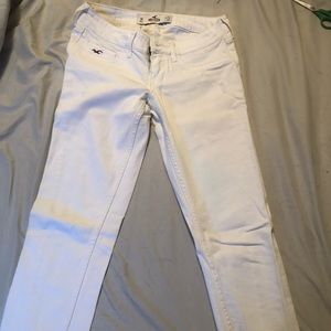 Hollister white pants
